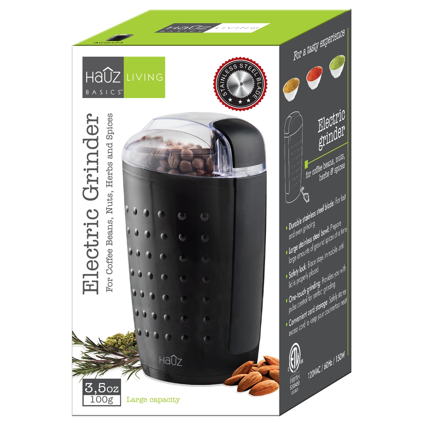 Electric Grinder - Black