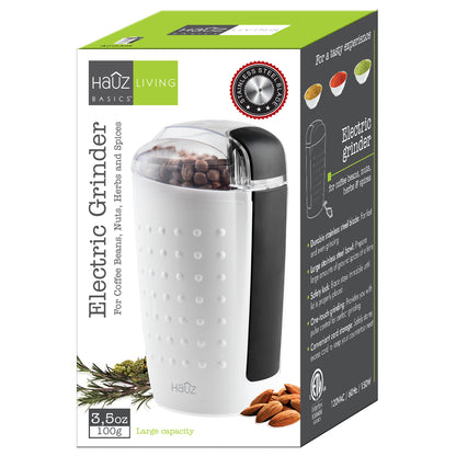 Electric Grinder - White